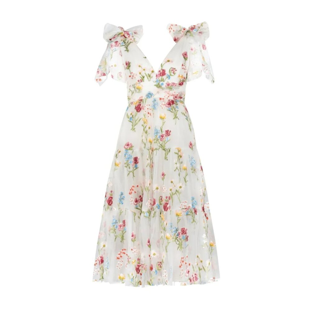 JessaKae Margaret Midi Dress White